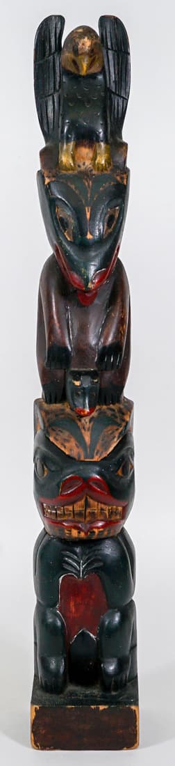 Northwest Coast 18.5 IN Totem Pole [Eagle] (1 of 6)