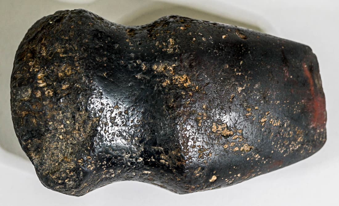 Native American Fully Grooved 4 IN Stone Axe (1 of 6)