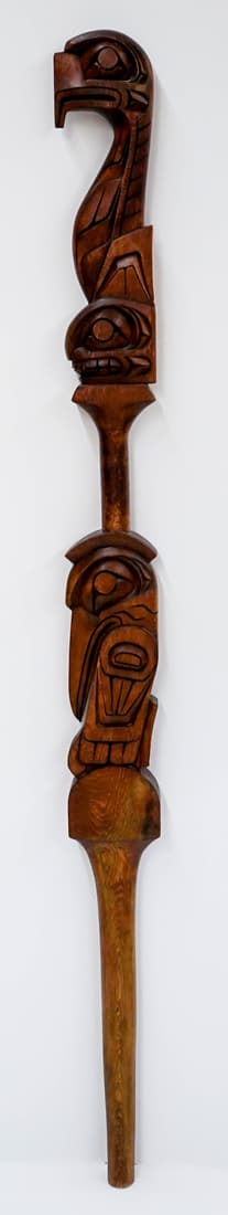 Erich Glendale NW Coast 58 IN Totem Talking Stick (1 of 8)