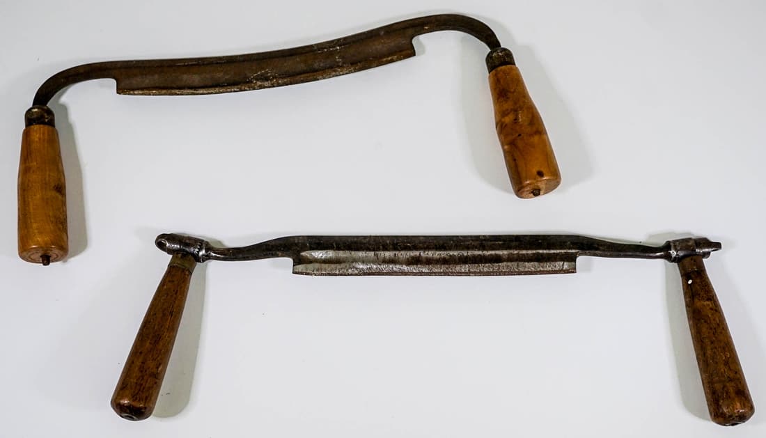 Vintage Wood Working (2) Draw Knives (1 of 2)