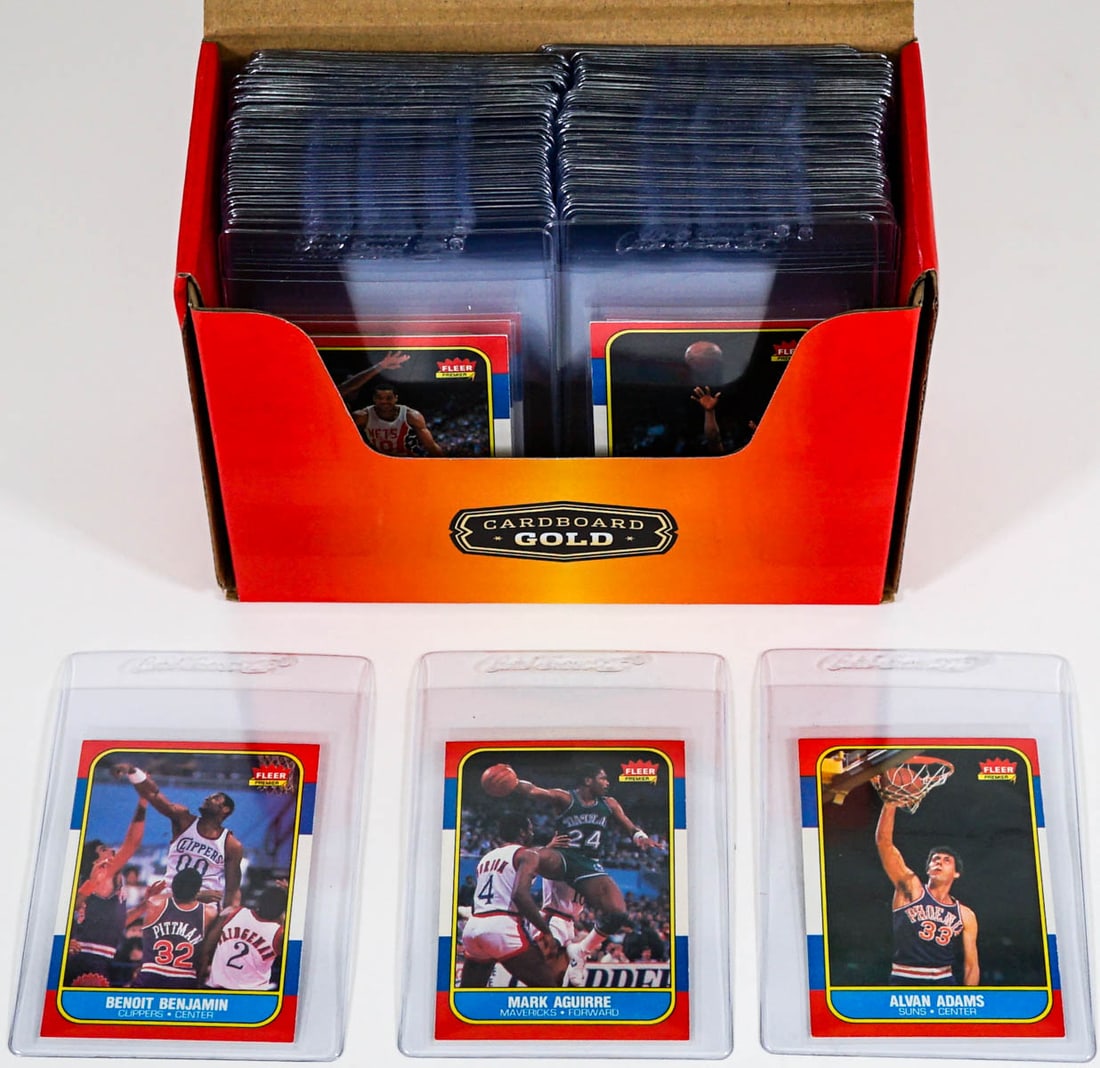 1986-86 Fleer Basketball Near Complete Set (1 of 3)