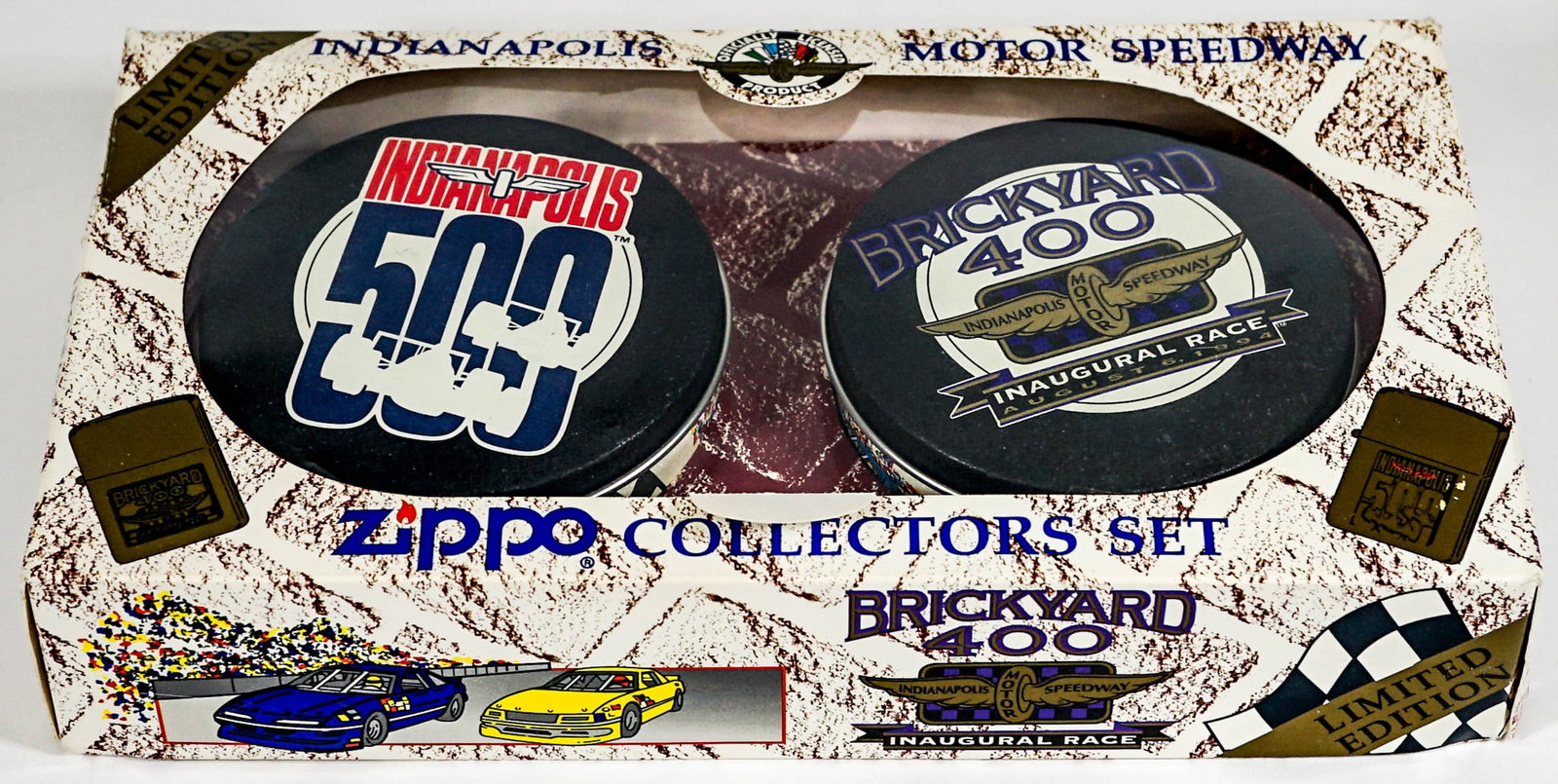 1994 Zippo Lighters NASCAR Collector Set INDY 500 (1 of 7)