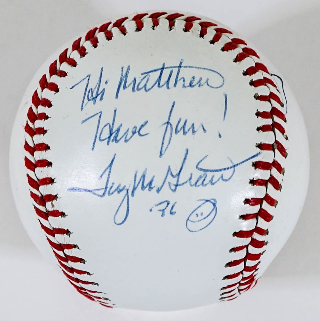 Tug McGraw Signed  Baseball BAS COA (1 of 6)