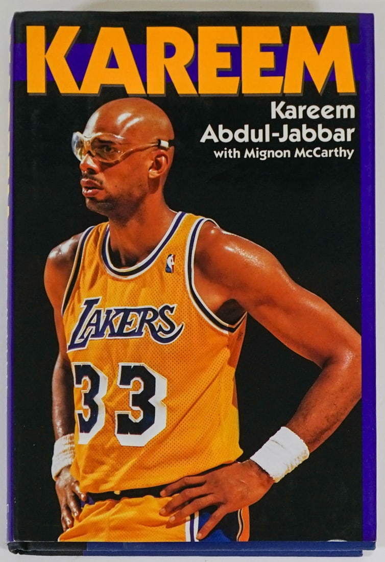 Kareem Abdul-Jabbar Signed HC Book with DJ (1 of 12)