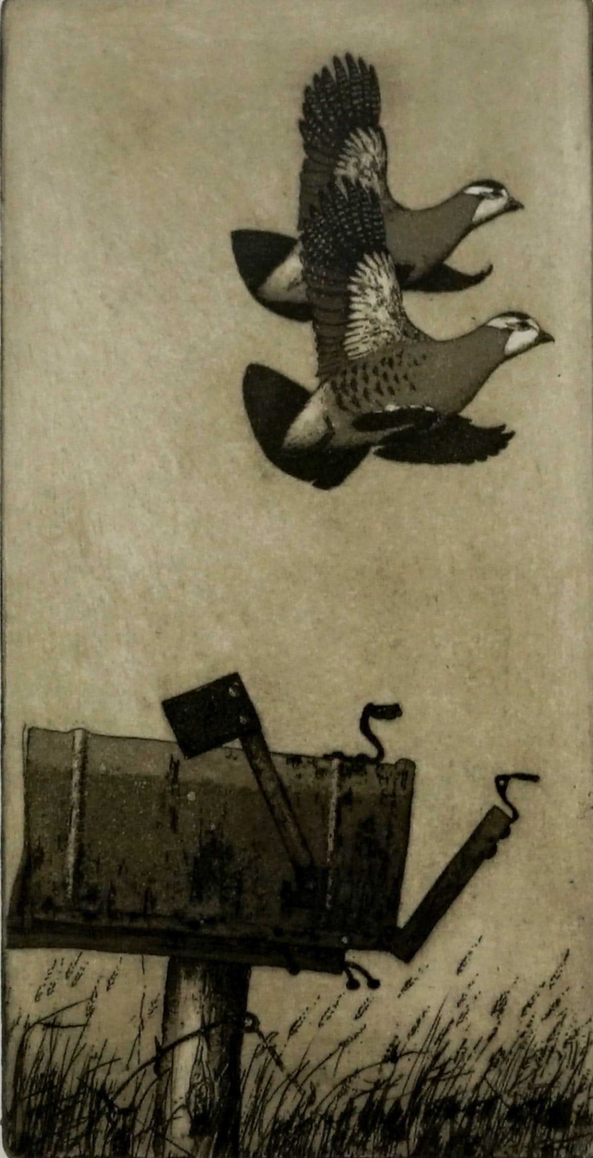 Jeff Walker S/N Etching [Hungarian Partridge] (1 of 6)