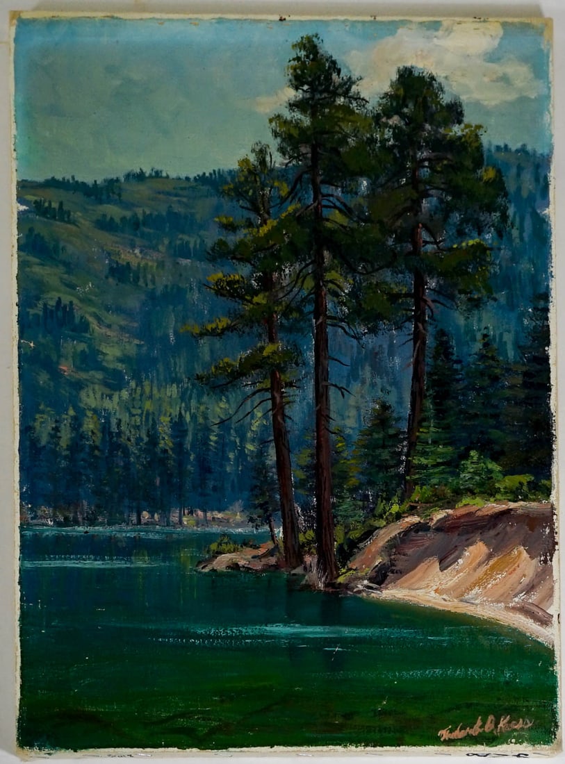 Frederick Kress Oil / Canvas [Fallen Leaf] SIGNED (1 of 3)