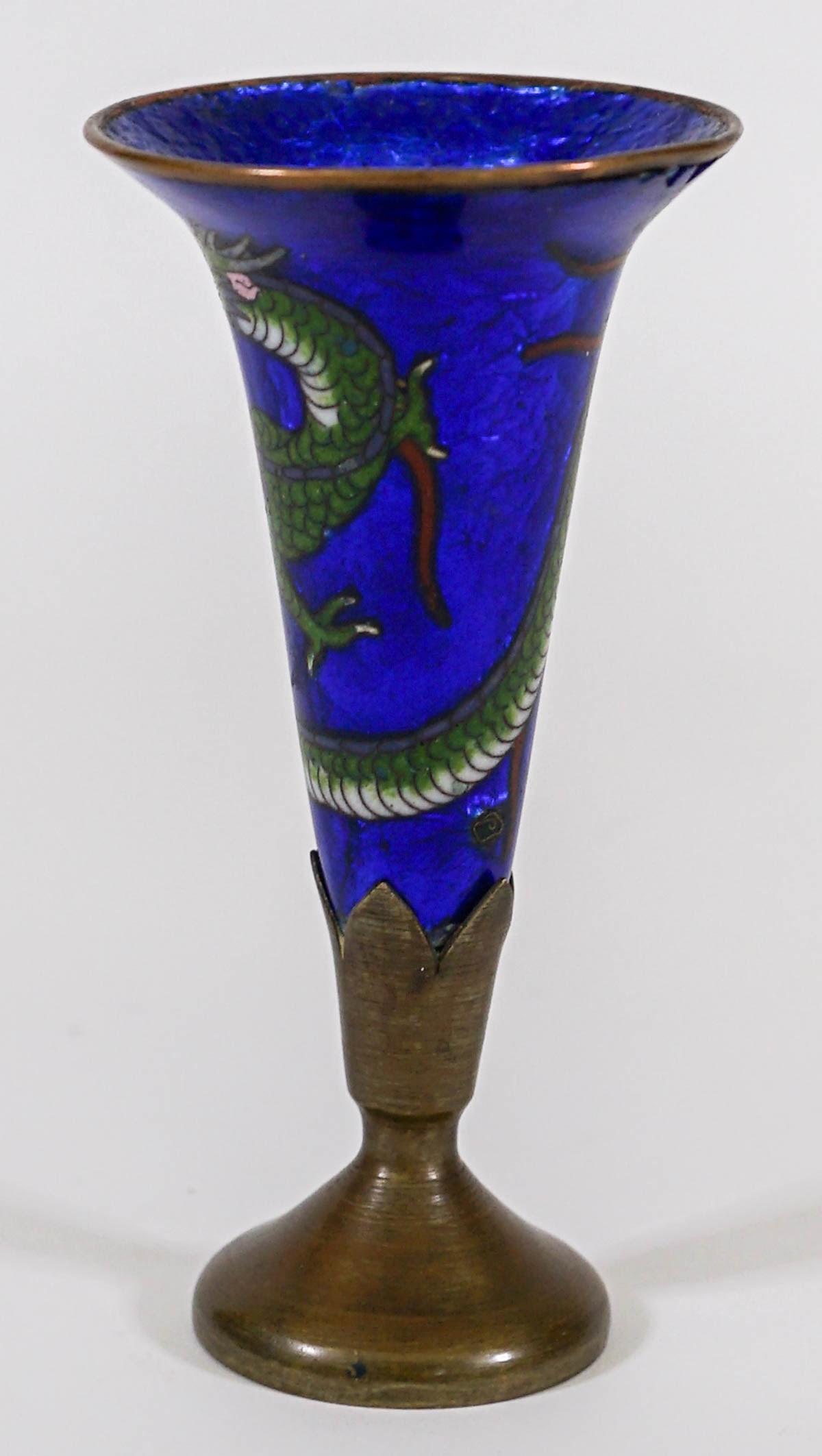 Old Chinese Small Cloisonne Vase (1 of 8)