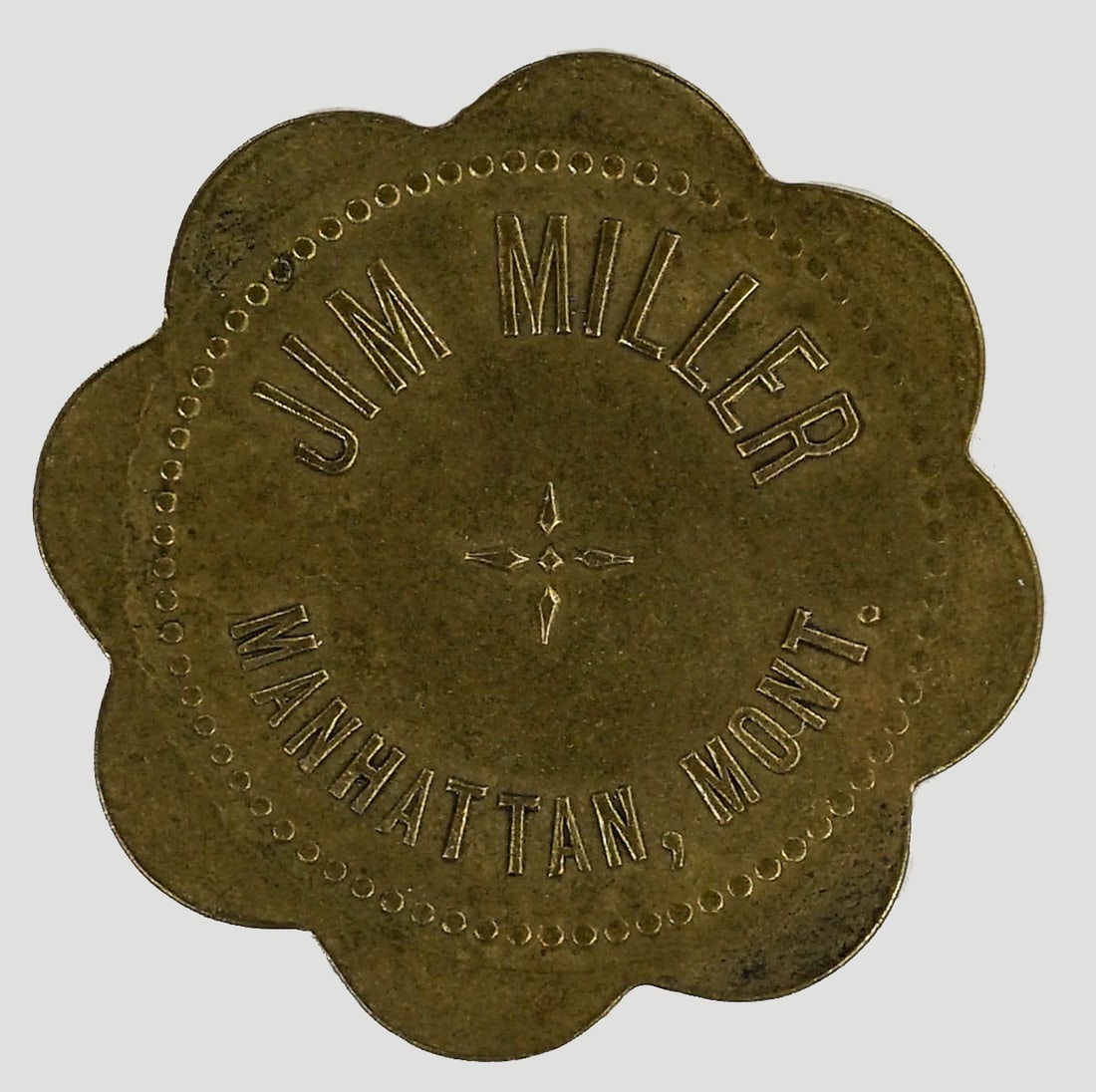 R-8 Jim Miller Token (Manhattan, Montana) (1 of 2)