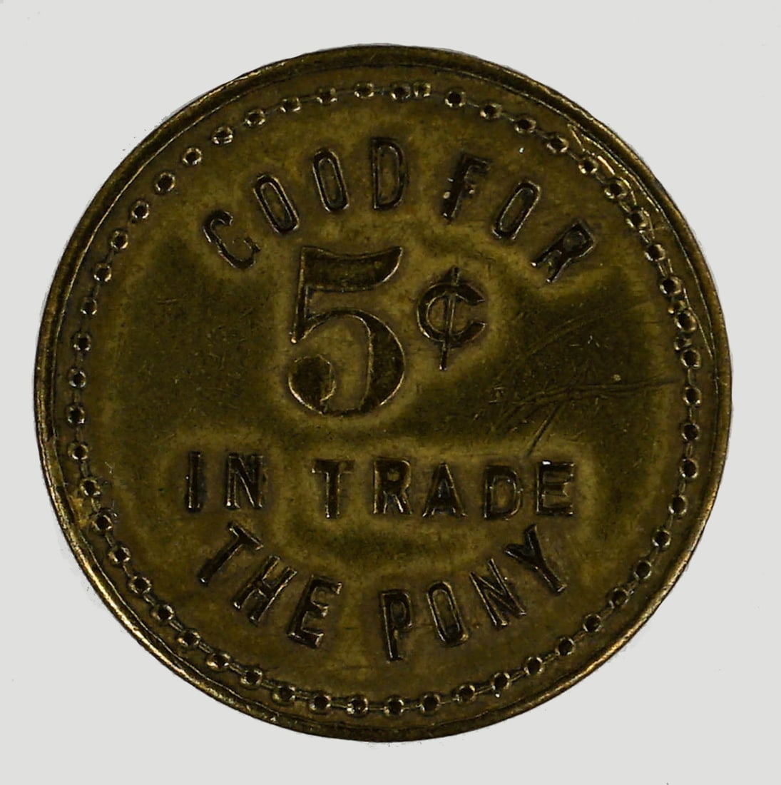 The Pony BBC Maverick Trade Token (1 of 2)