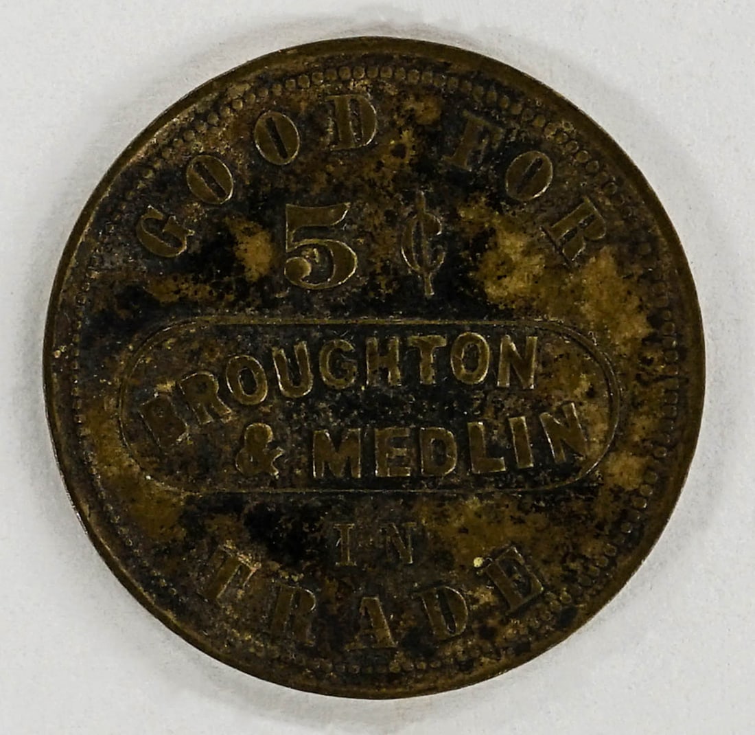 Montana Territorial Token Walkerville Attributed (1 of 2)