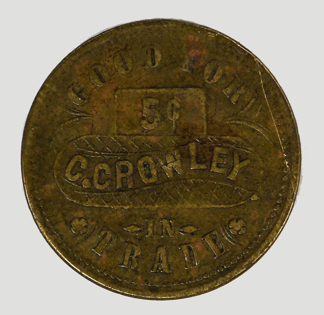 Montana Unlisted Token C. Crowley BBC 1888-89 (1 of 2)