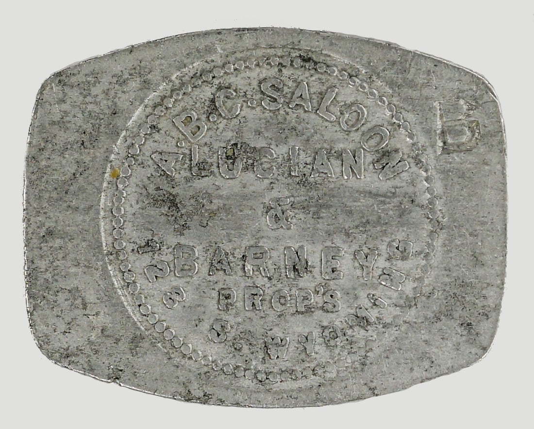 A.B.C. Saloon Maverick Token (Butte, Montana) (1 of 2)