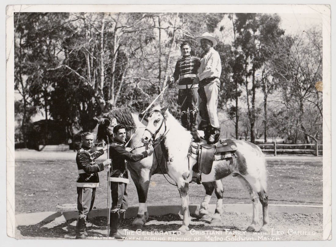Cristiani Family with Leo Carillo Photo (1 of 2)