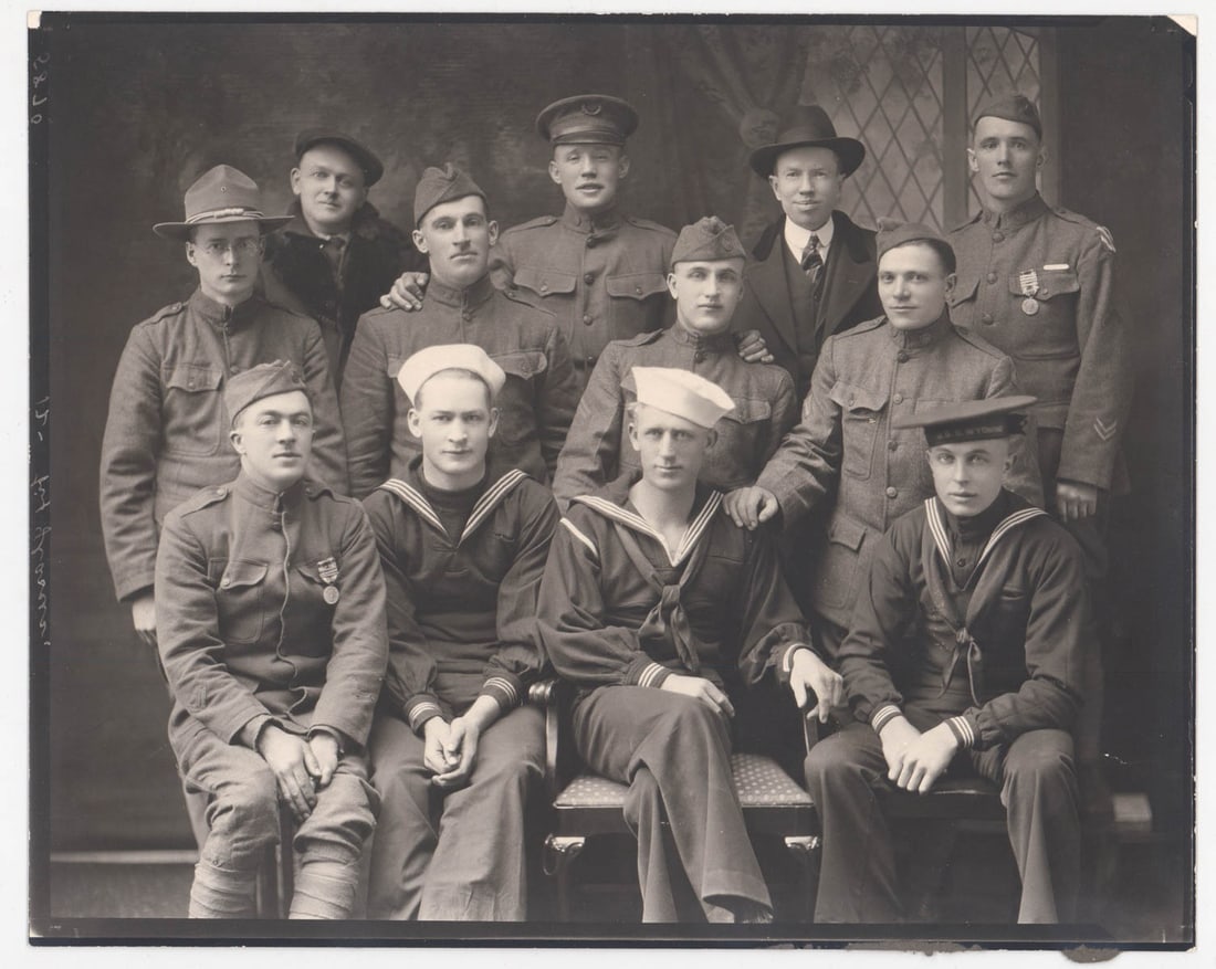 [WWI, Silver Bow Athletic Club, Montana] Photo: [WWI, Silver Bow Athletic Club, Montana] Photo. Measures 8 x 10 inches. Excellent condition. Unframed, loose, and not glued or mounted. Provenance: Montana private collection. If lot is absent of a co