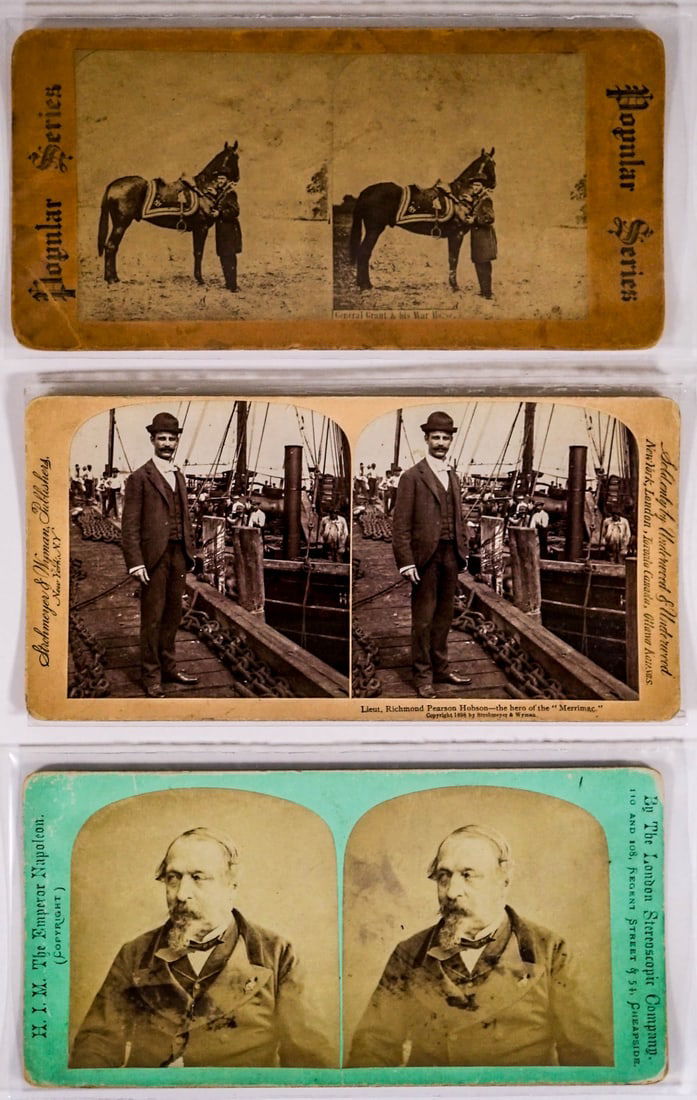 U.S. Grant, Emperor Napoleon, Lt. of Merrimac (1 of 2)