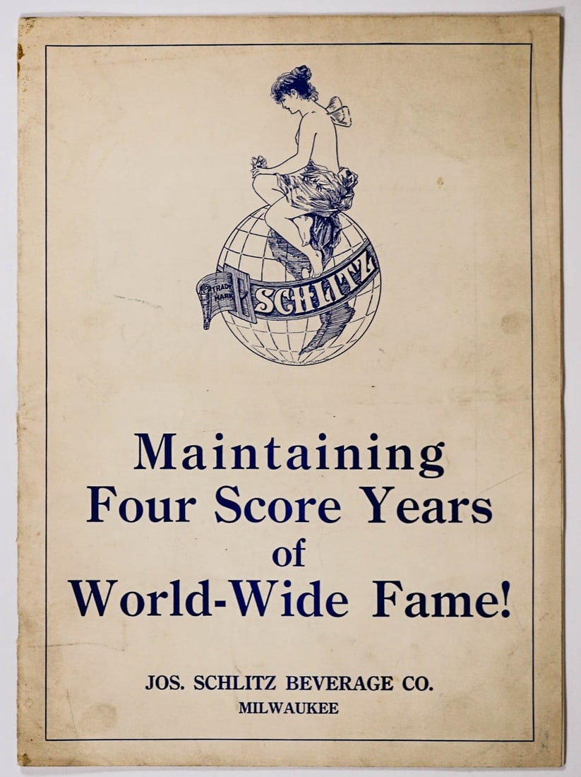 1929 Schlitz Brewing Advertising Material Catalog (1 of 2)