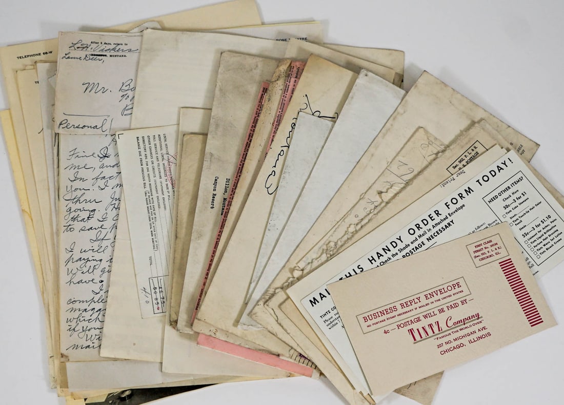 [Dillon, Montana] Roxy Theater Archive of Records (1 of 5)