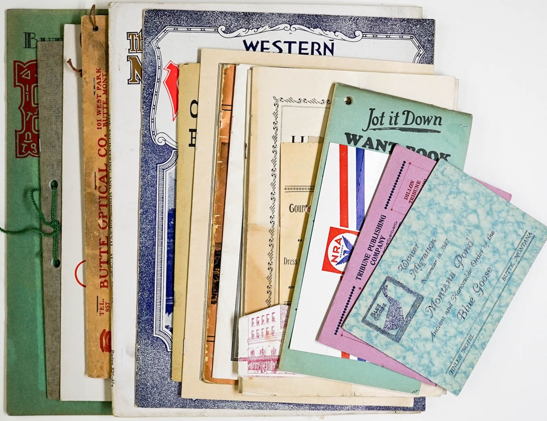 Butte, Montana Memorabilia & Ephemera (20 Pcs) (1 of 10)