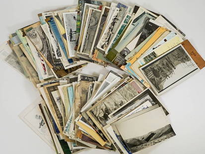 Montana, American Vintage & Antique Postcards: Montana, American Vintage & Antique Postcards. Provenance: Montana private collection. If lot is absent of a condition report one may be requested via email. Condition report is provided as an opinion