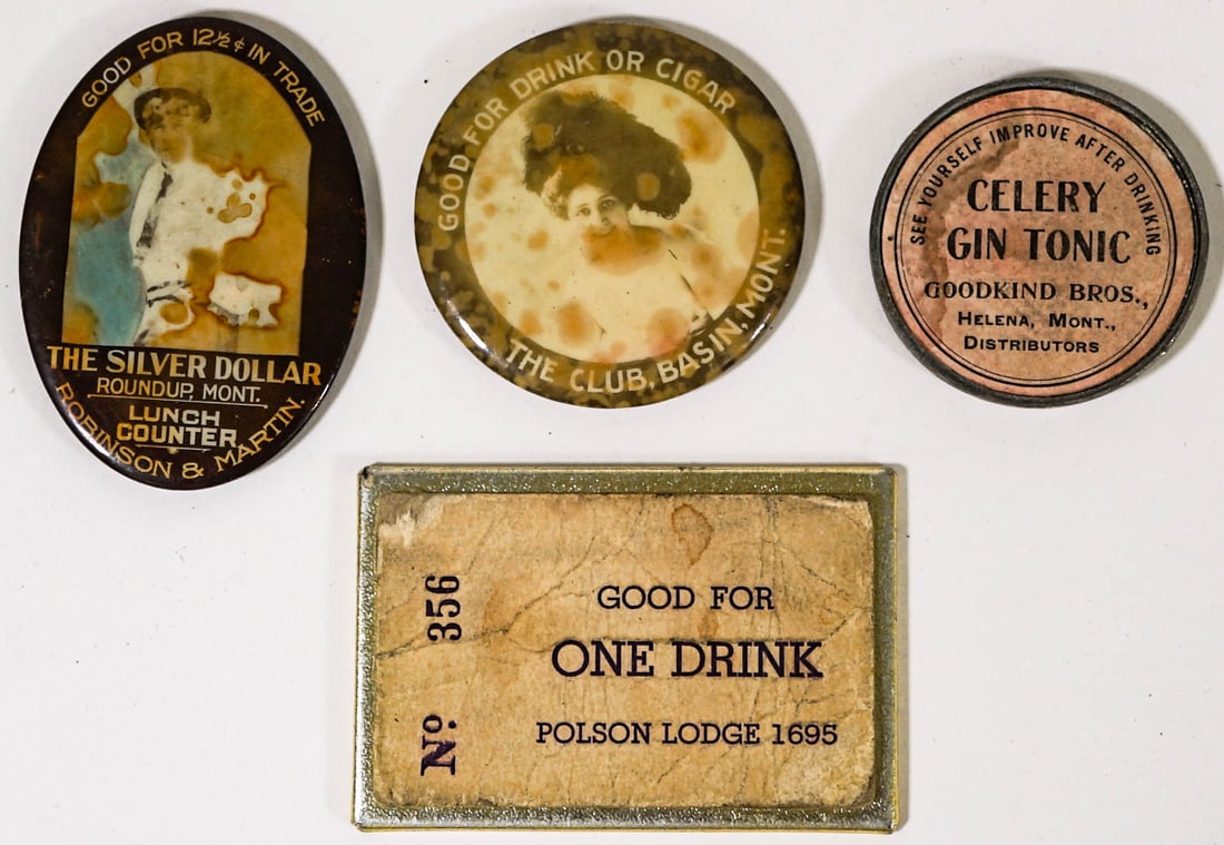 Montana Advertising Pocket Mirrors (4) (1 of 2)