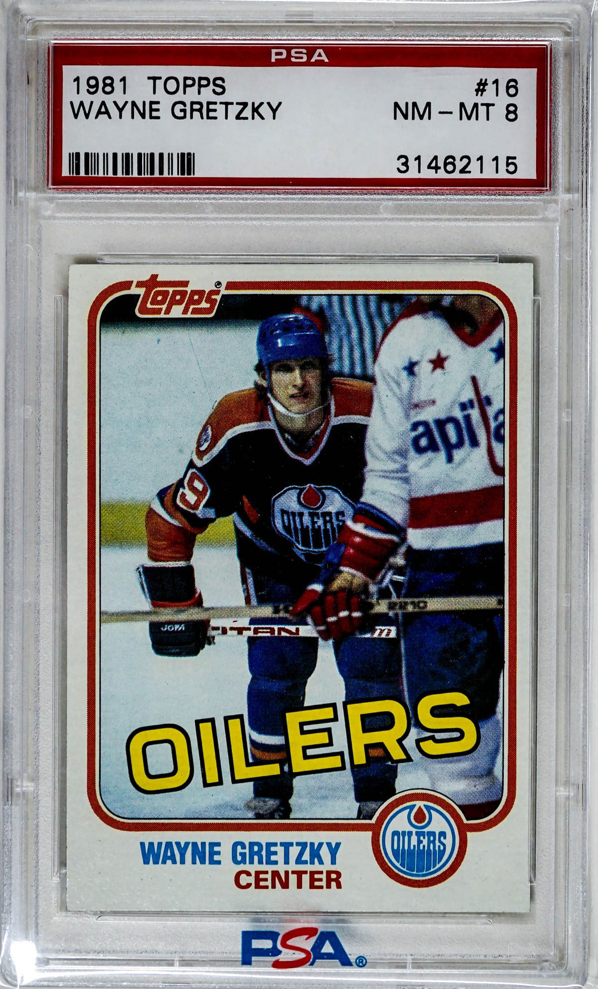 Wayne Gretzky 1981 Topps #16 PSA 8 (1 of 2)