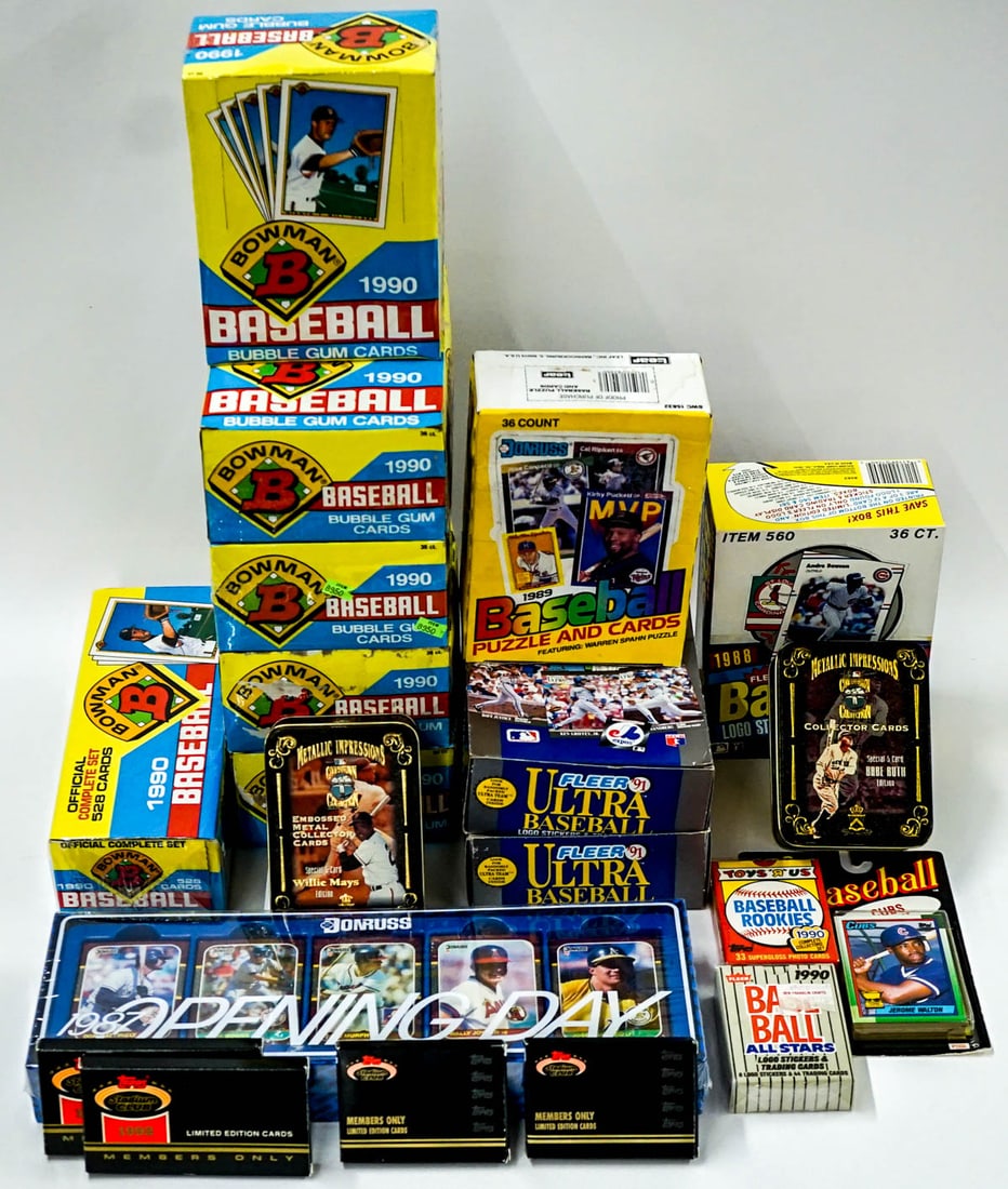 1987-1992 Baseball Wax Boxes & Sets (1 of 3)