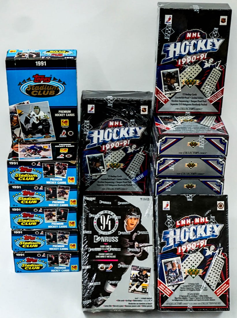1990-1994 Hockey Wax Boxes (20 Boxes) (1 of 1)