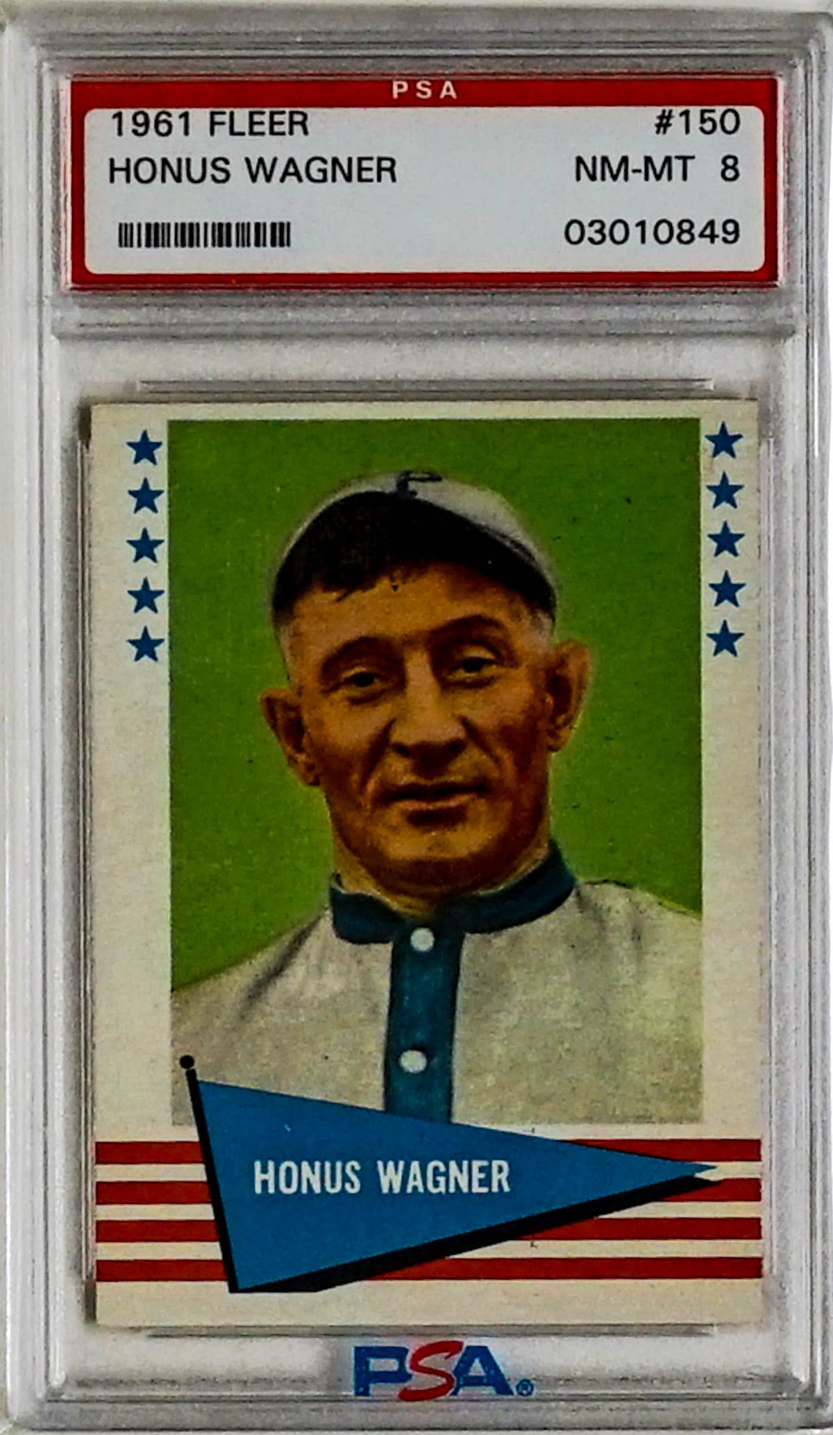 Honus Wagner 1961 Fleer #150 PSA 8 (1 of 2)