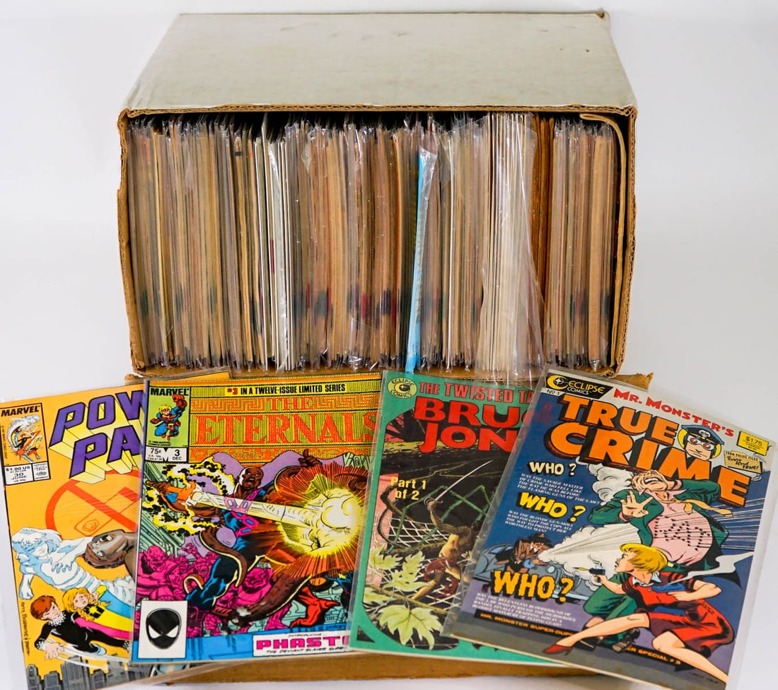 Short White Box of Comic Books (1 of 6)