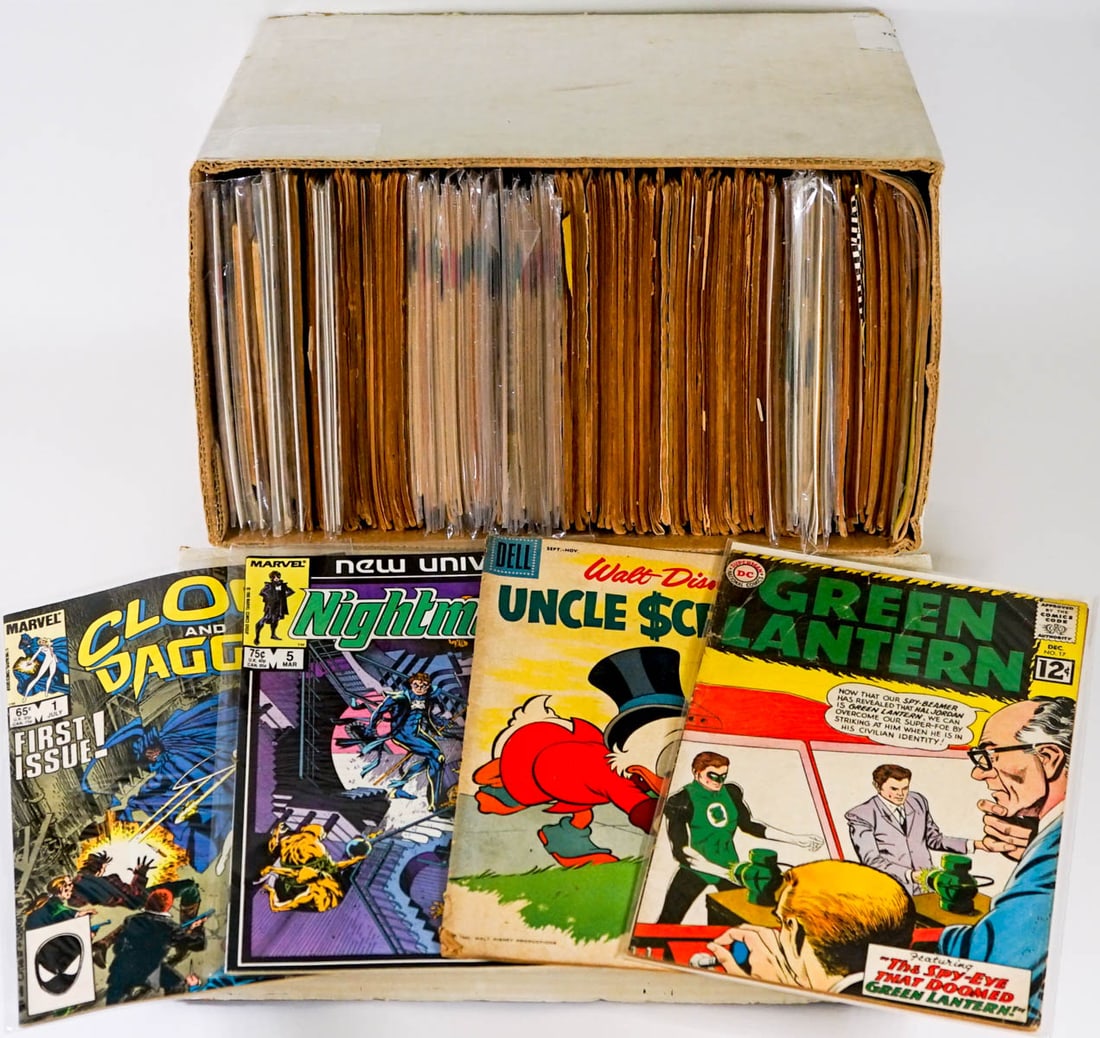 Short White Box of Comic Books (1 of 6)