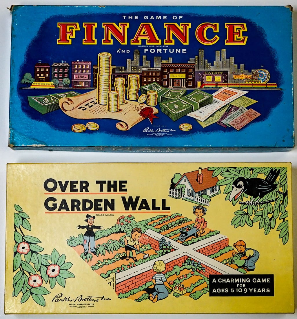 Vintage (2) Parker Bros. Games [Finance] (1 of 6)