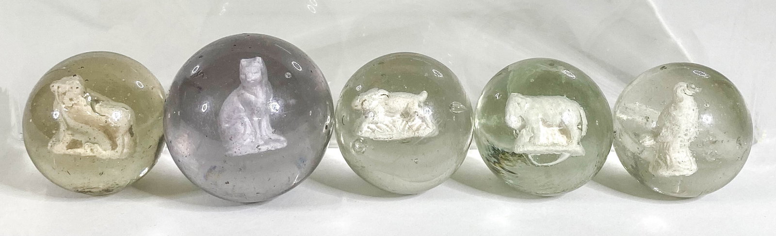 Sulphide (5) Marbles 1.625 IN -2 IN Diameter (1 of 3)