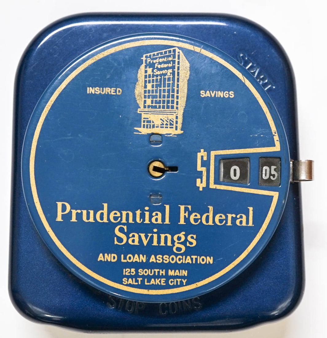 Prudential Federal Savings Register Coin Bank (1 of 5)