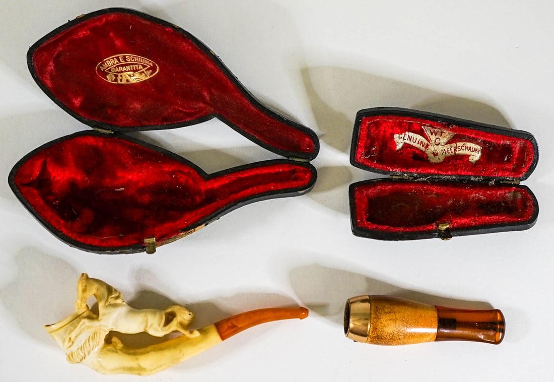 Vintage Meerschaum (2) Pipes (1 of 12)