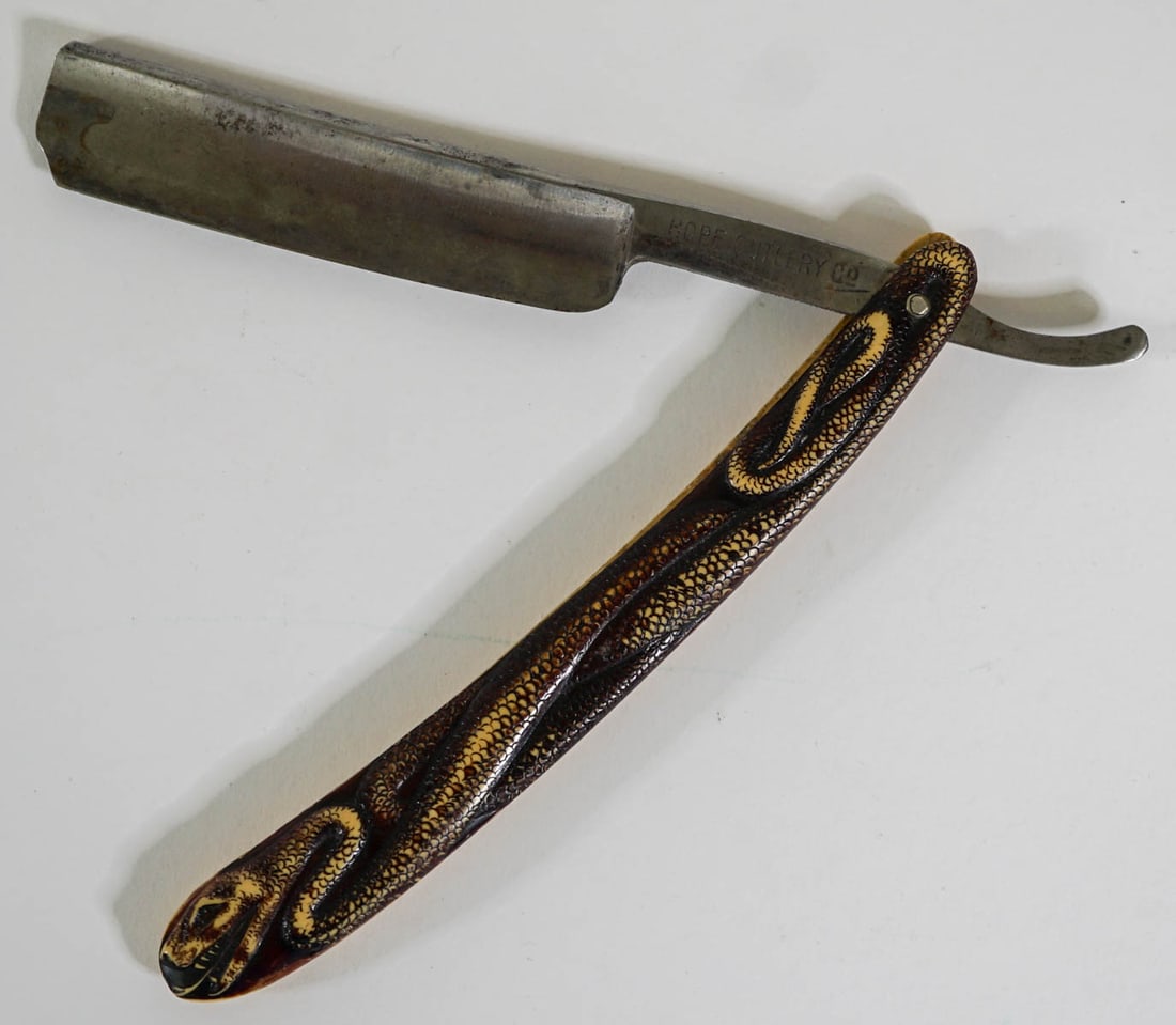 J. Albert Schmidt Straight Razor Snake Celluloid (1 of 4)