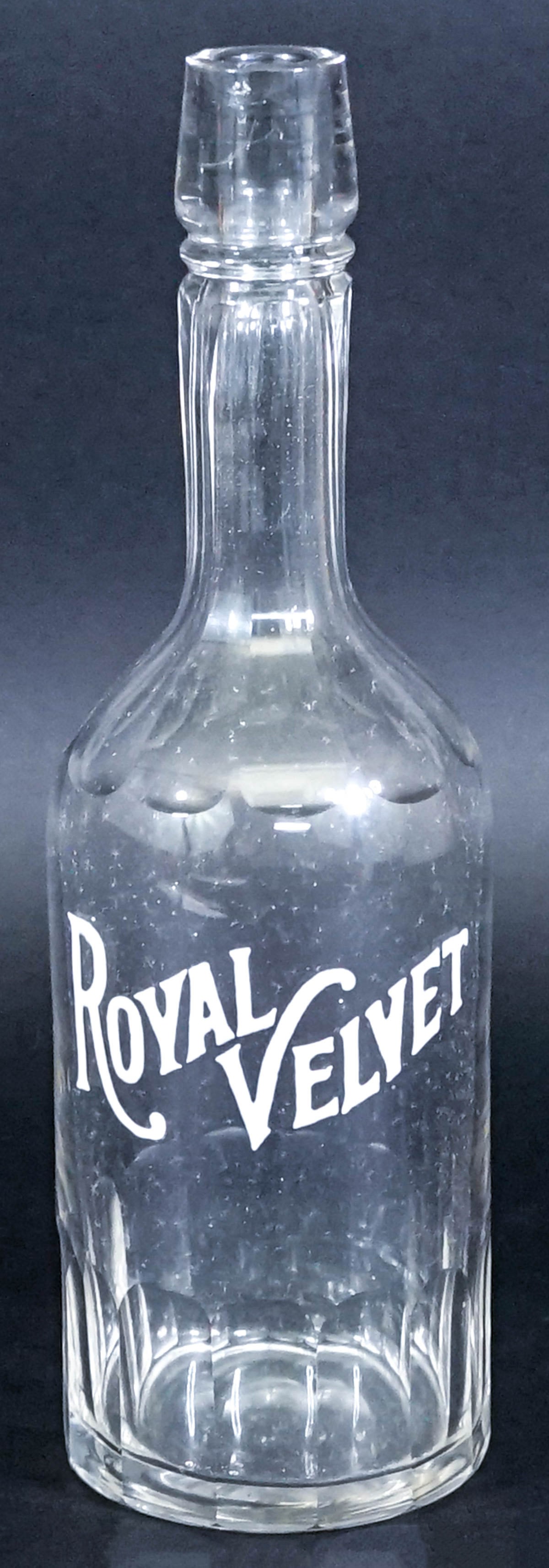 Royal Velvet Back Bar Whiskey Bottle [Enamel] (1 of 8)