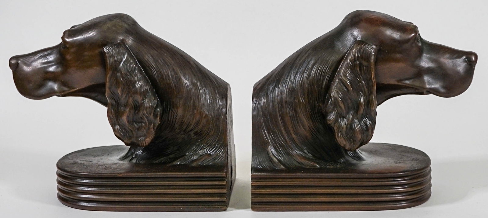 Jennings Brothers Cast Metal Dog Bookends JB856 (1 of 7)