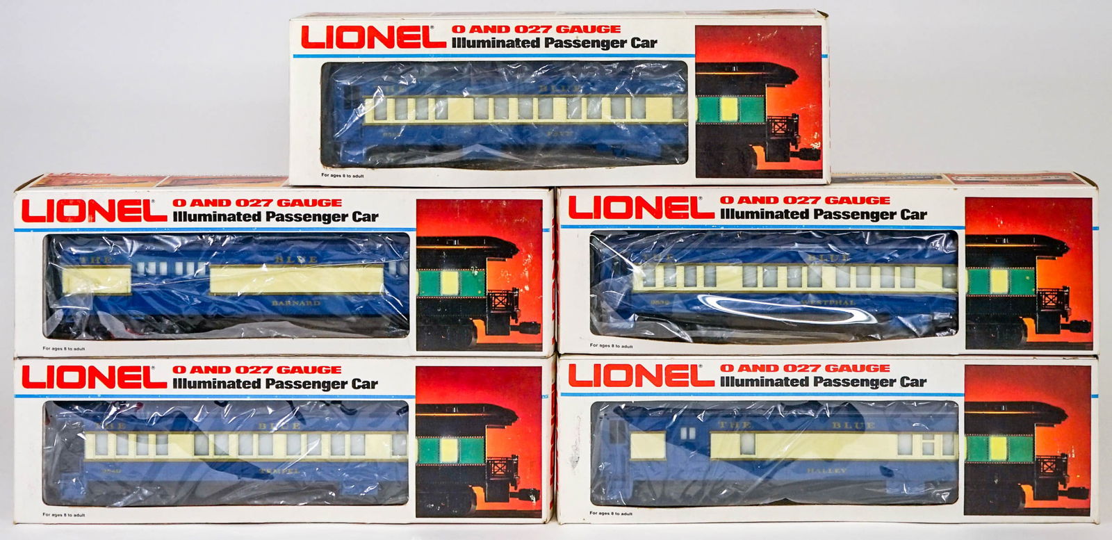 Lionel O and O27 Gauge Illuminated Cars (5) (1 of 3)