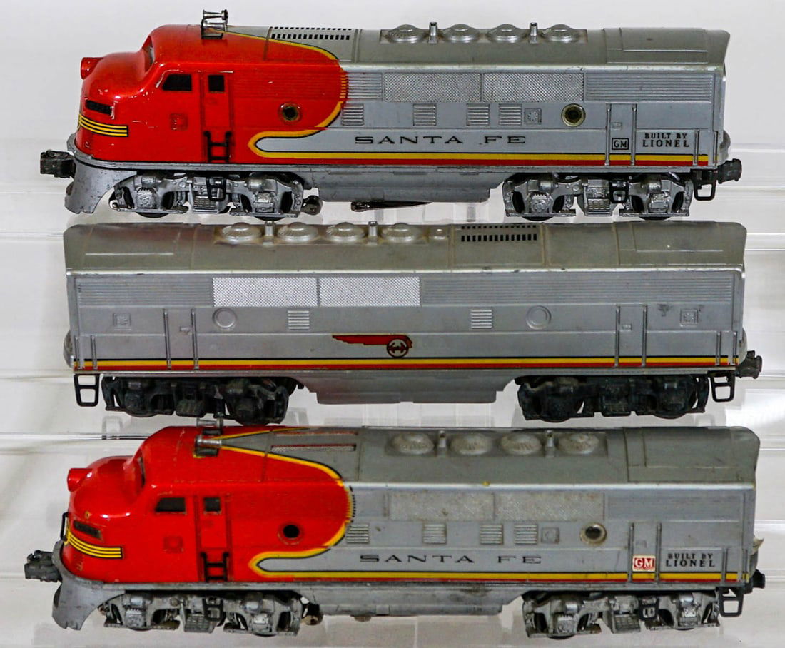 Lionel Postwar 2343 Santa Fe ABA Locomotives (1 of 3)