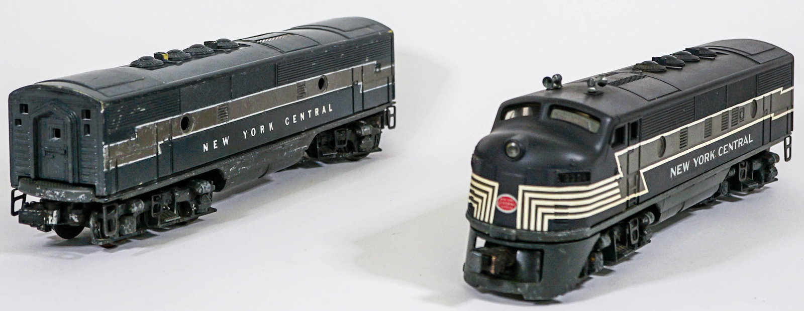 Lionel No. 2354 Mew York Central F-3 AB: Lionel No. 2354 Mew York Central F-3 AB. Provenance: Missoula, Montana Private Collection. Untested, from a lifelong collector who serviced and repaired trains requiring any attention. If lot is absen