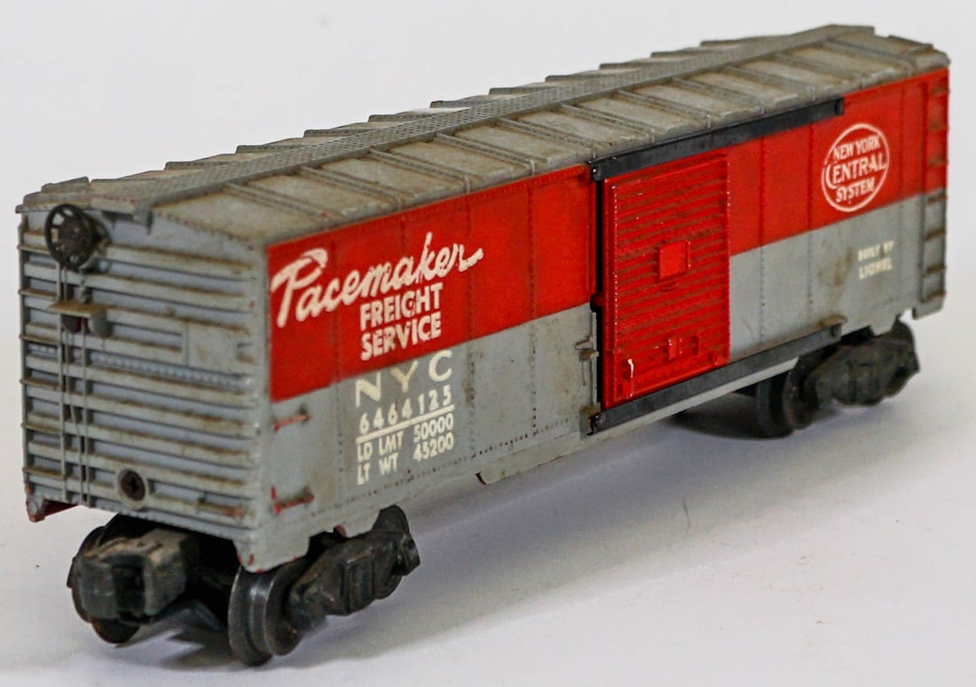 Lionel No. 6464125 Freight Car: Lionel No. 6464125 Freight Car. Provenance: Missoula, Montana Private Collection. Untested, from a lifelong collector who serviced and repaired trains requiring any attention. If lot is absent of a co