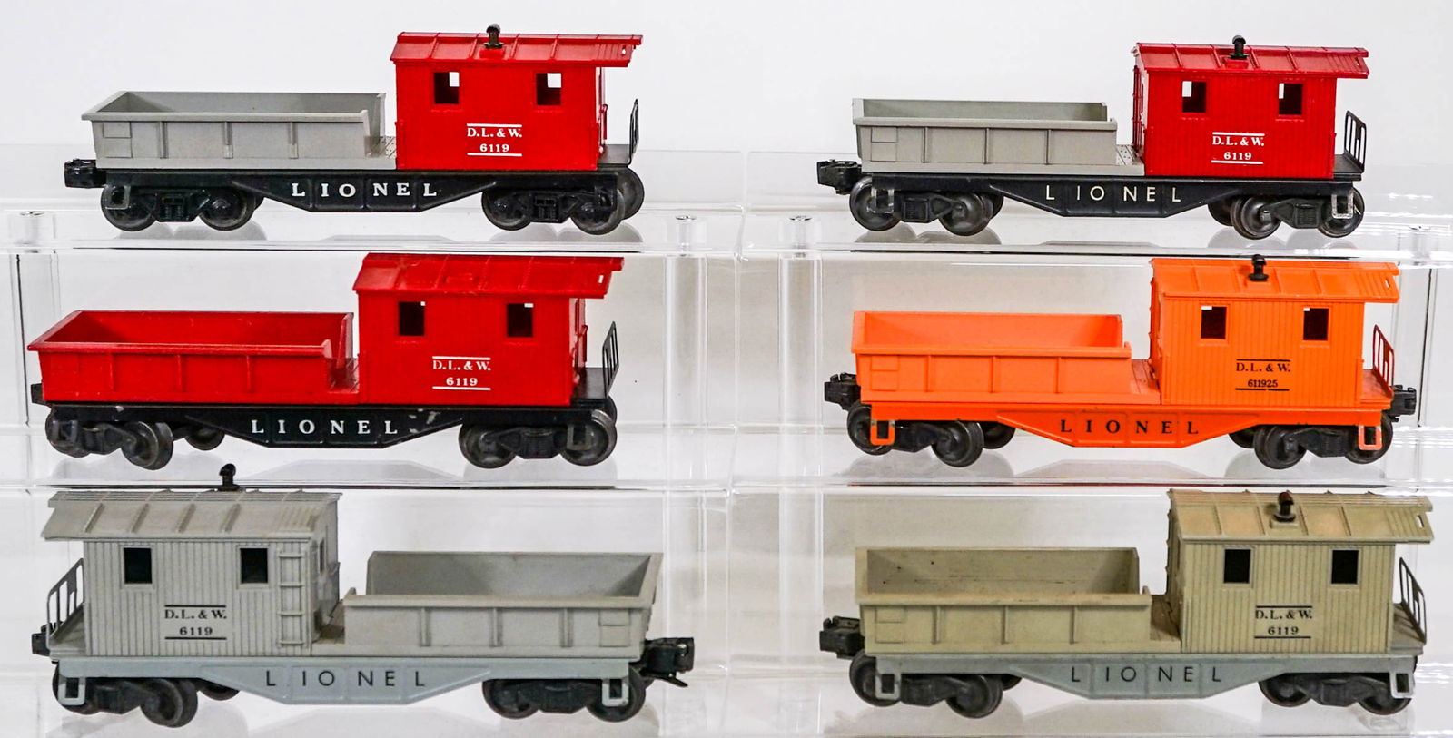 Lionel Work Cabooses (6) (1 of 3)