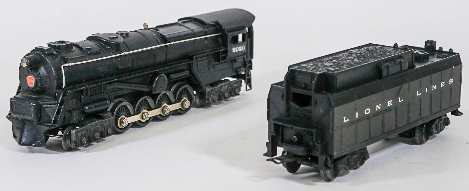 Lionel 2020 Locomotive & 6026W Tender: Lionel 2020 Locomotive (like-new condition) & 6026W Tender. Provenance: Missoula, Montana Private Collection. Untested, from a lifelong collector who serviced and repaired trains requiring any attenti