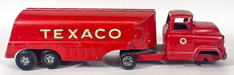 Buddy L Texaco (24 inches) Truck: Buddy L Texaco (24 inches) Truck. If lot is absent of a condition report one may be requested via email. Condition report is provided as an opinion only and is no guarantee as condition can be subject