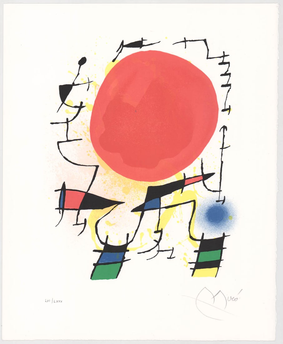 Joan Miro Volume I Lithograph Merrill Chase COA (1 of 7)