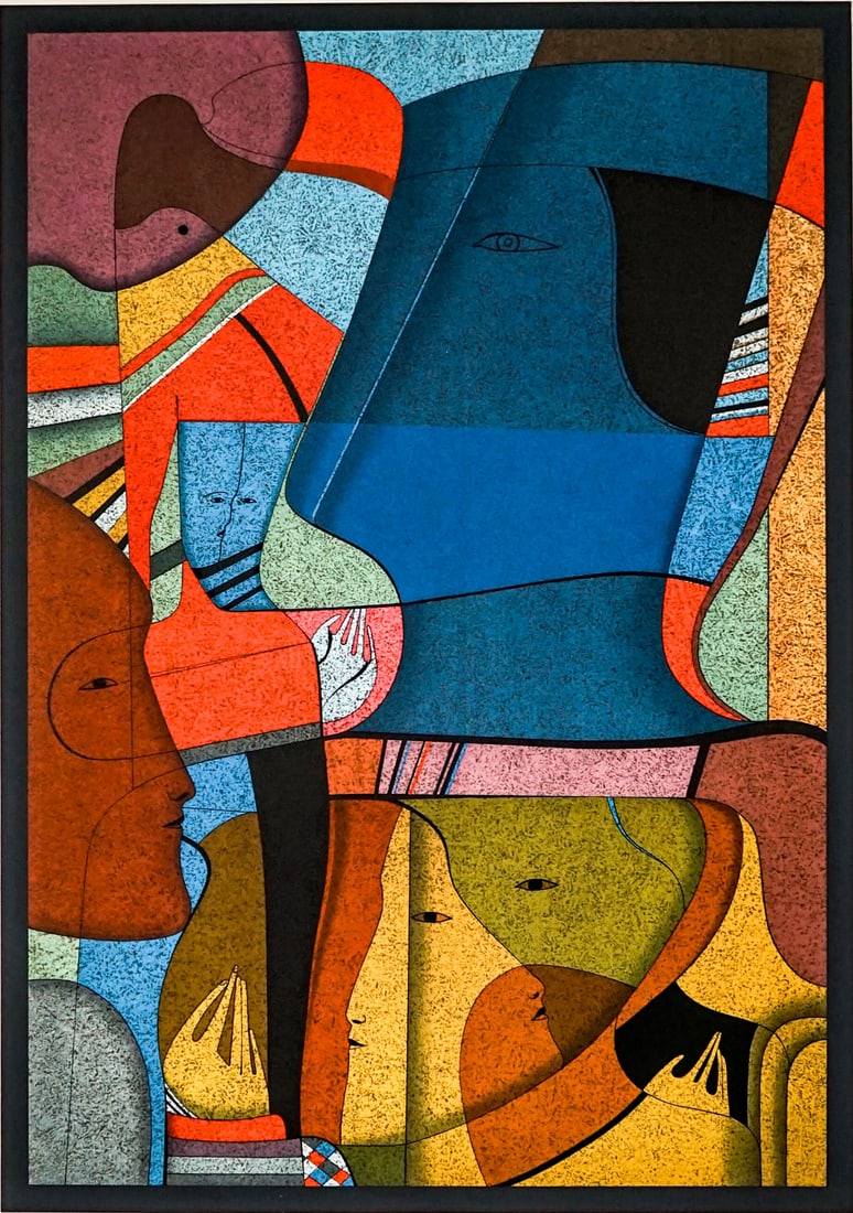 Mihail Chemiakin (B. 1943) Lithograph in Colors (1 of 4)