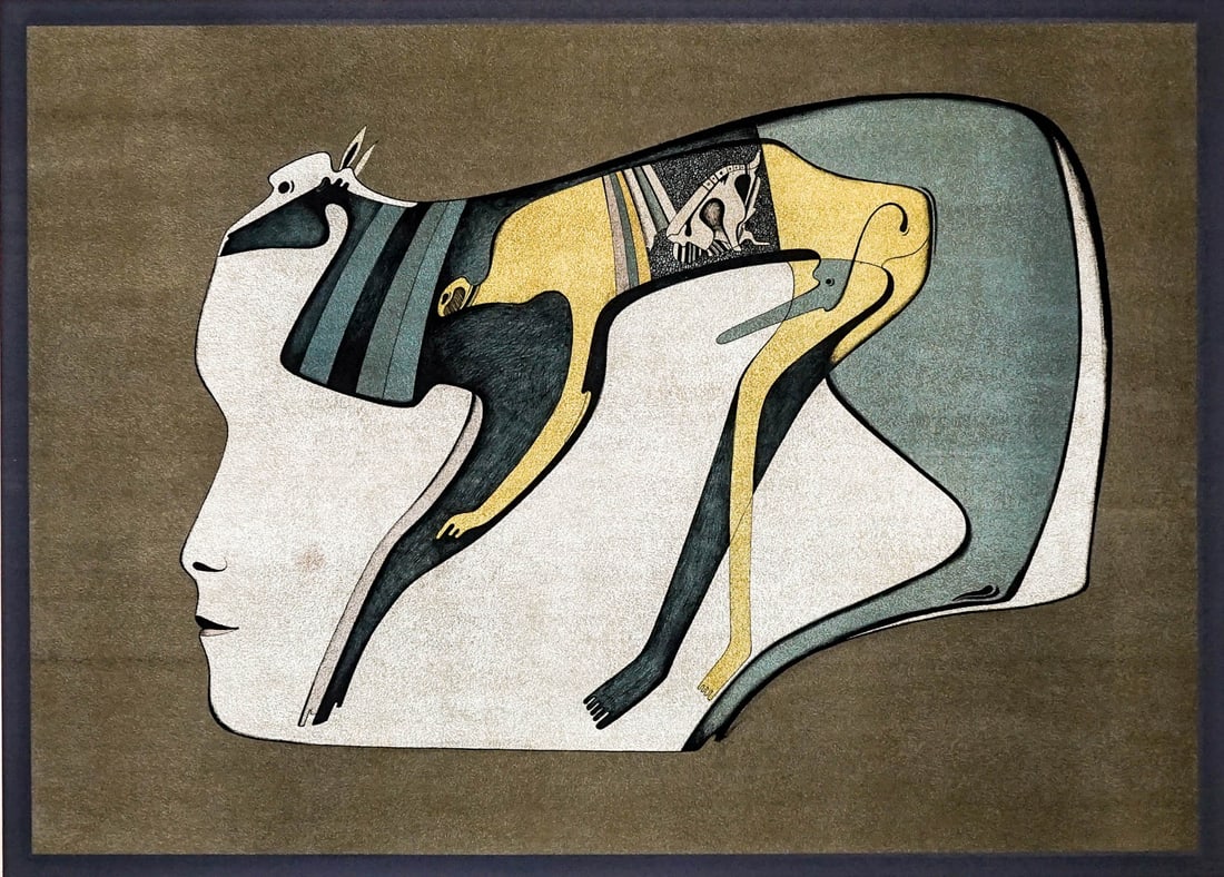 Mihail Chemiakin (B. 1943) Lithograph (1 of 4)