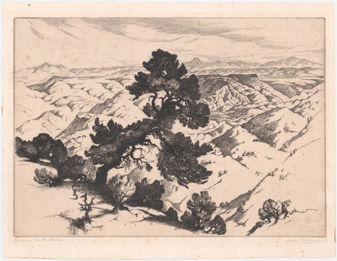 Gene Kloss Etching (1 of 5)