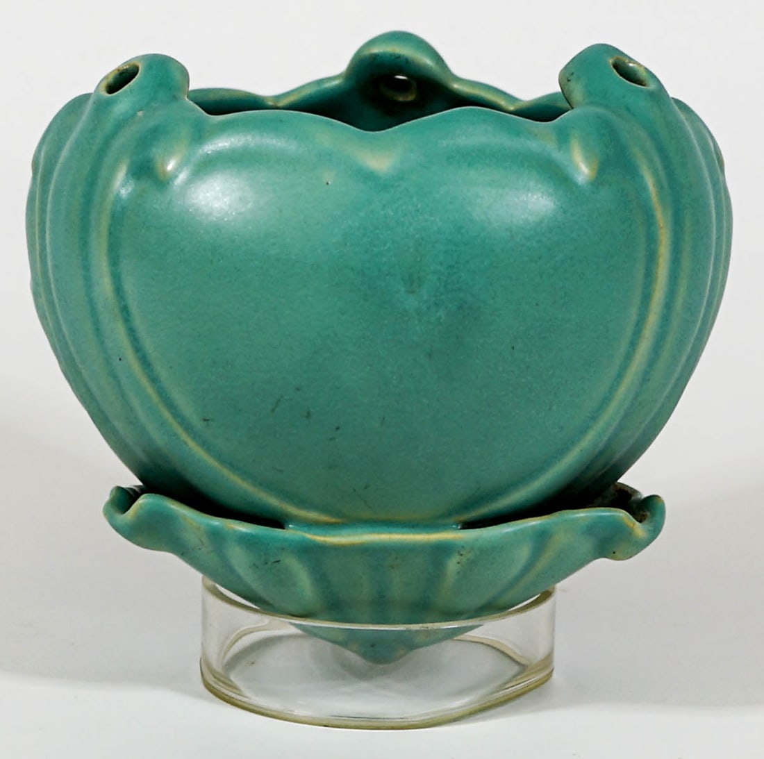 Art Pottery Hanging Basket with Forrest Scene (1 of 6)