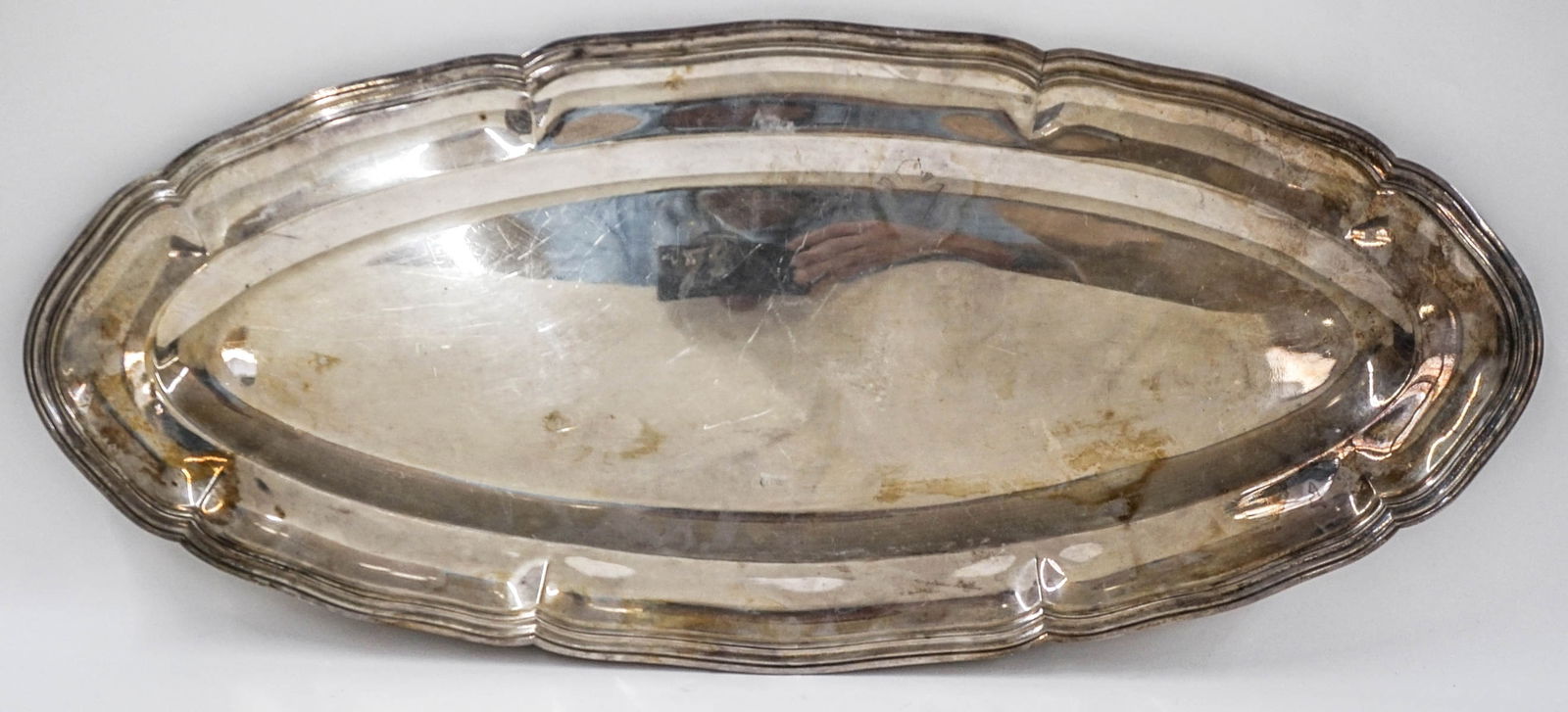 Christoffel Large Gallia Silver Plate Oval Tray (1 of 2)